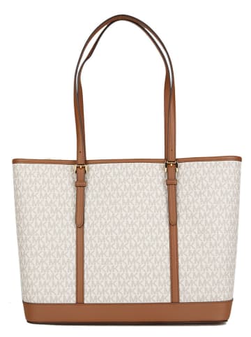 Michael Kors Shopper bag w kolorze kremowo-karmelowym - 43 x 29 x 16 cm