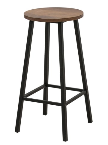 Evila Hocker barowy "Mola" w kolorze czarnym - 32 x 62 x 32 cm