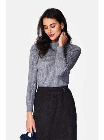 ASSUILI Kaschmir-Pullover in Grau