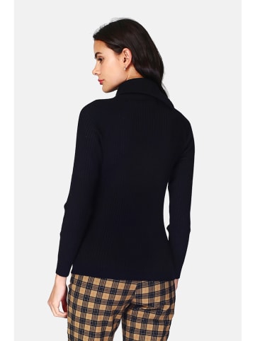 ASSUILI Sweter w kolorze czarnym