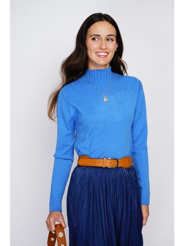 ASSUILI Pullover in Blau