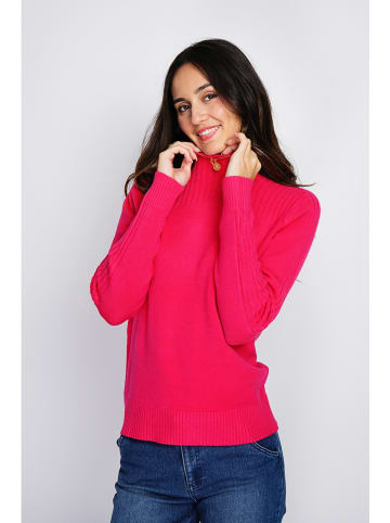 ASSUILI Kaschmir-Pullover in Pink
