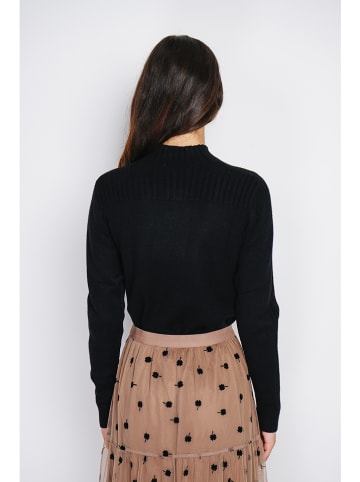 ASSUILI Kaschmir-Pullover in Schwarz