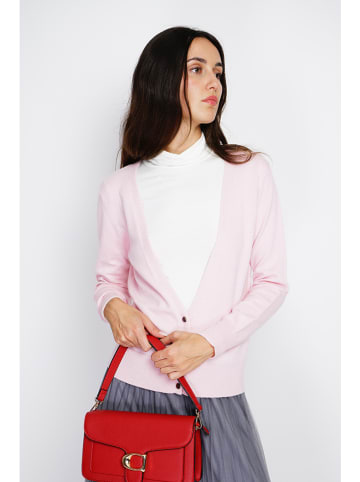 ASSUILI Kaschmir-Cardigan in Rosa
