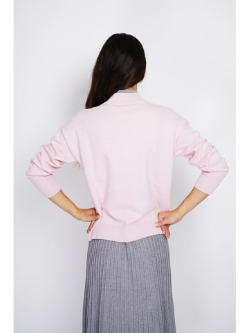 ASSUILI Kaschmir-Pullover in Rosa