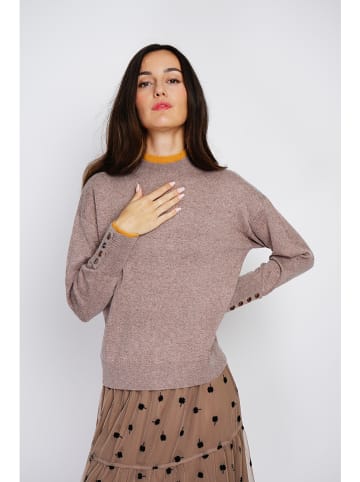 ASSUILI Pullover in Braun