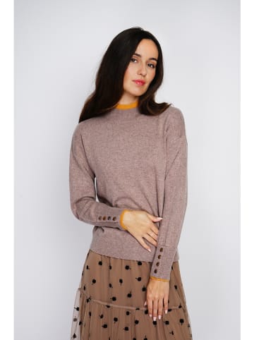 ASSUILI Pullover in Braun