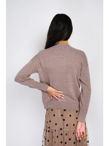 ASSUILI Pullover in Braun