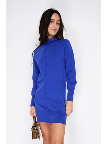 ASSUILI Kaschmir-Kleid in Blau