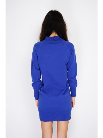 ASSUILI Kaschmir-Kleid in Blau