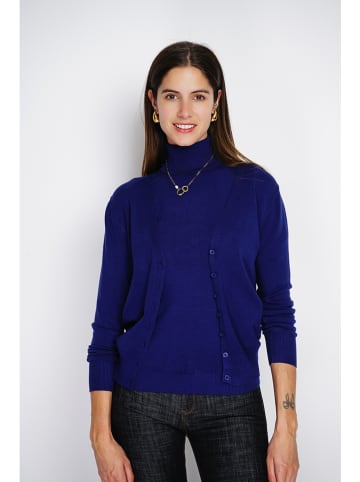 ASSUILI Kasjmieren twinset donkerblauw