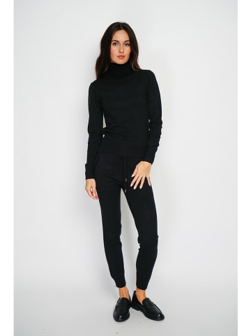 ASSUILI Kasjmieren twinset zwart