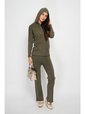 ASSUILI Kaschmir-Twinset in Khaki