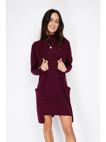 ASSUILI Kaschmir-Twinset in Bordeaux