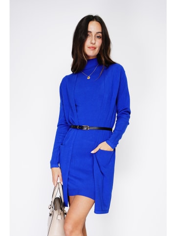 ASSUILI Kaschmir-Twinset in Blau