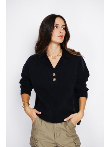ASSUILI Kaschmir-Pullover in Schwarz