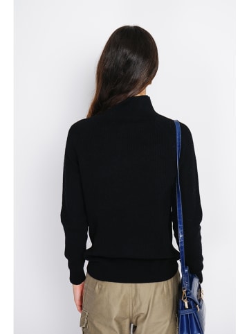 ASSUILI Kaschmir-Pullover in Schwarz