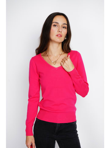 ASSUILI Kaschmir-Pullover in Pink