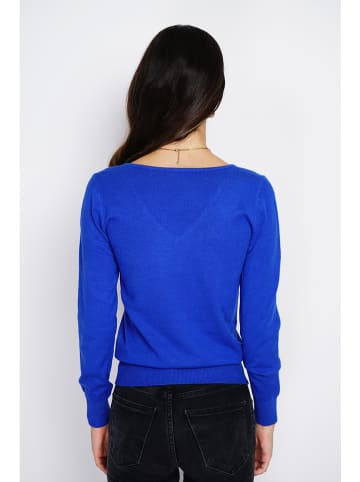 ASSUILI Kaschmir-Pullover in Blau