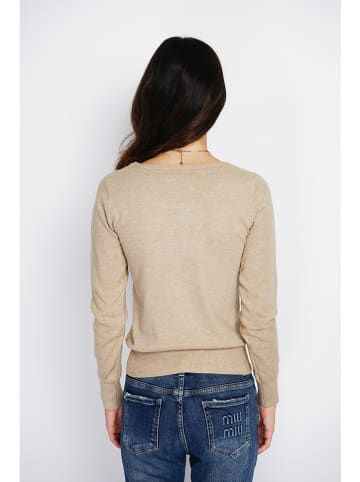 ASSUILI Kaschmir-Pullover in Beige