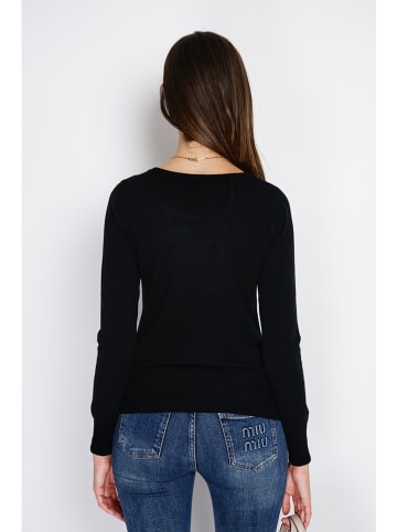ASSUILI Kaschmir-Pullover in Schwarz
