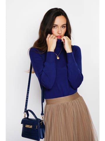 ASSUILI Kaschmir-Pullover in Dunkelblau