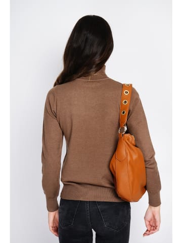 ASSUILI Kaschmir-Pullover in Braun