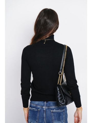 ASSUILI Kaschmir-Pullover in Schwarz