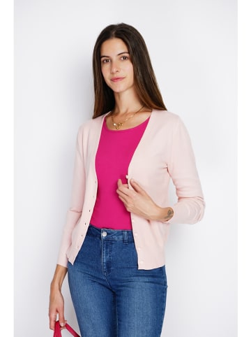 ASSUILI Kaschmir-Cardigan in Rosa