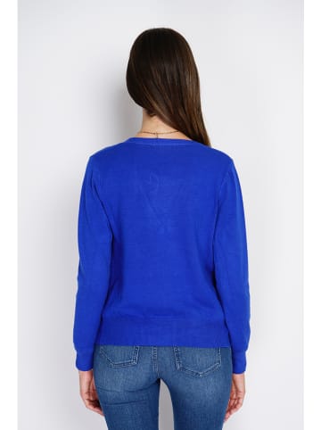 ASSUILI Kaschmir-Cardigan in Blau