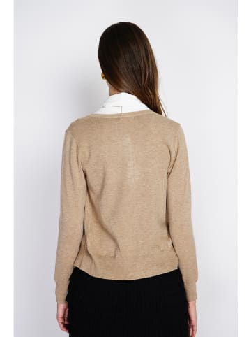 ASSUILI Cardigan in Beige