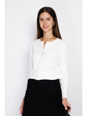 ASSUILI Cardigan in Weiß