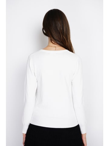 ASSUILI Cardigan in Weiß