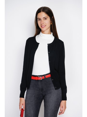 ASSUILI Cardigan in Schwarz