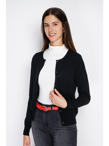 ASSUILI Cardigan in Schwarz