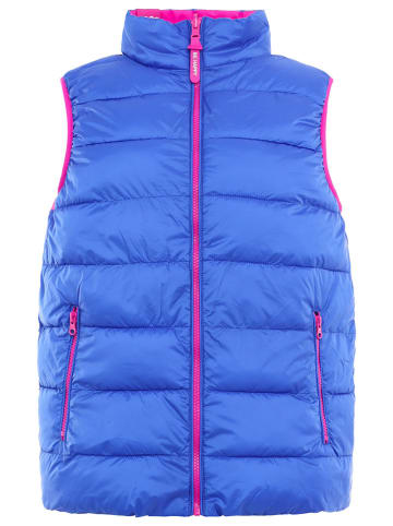 Zwillingsherz Wende-Steppweste "Colorful" in Blau/ Pink