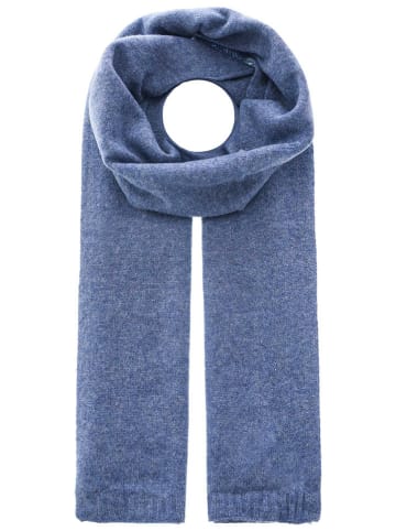 Zwillingsherz Kasjmieren sjaal blauw - (L)180 x (B)28 cm