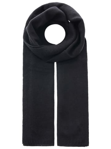 Zwillingsherz Kaschmir-Schal in Schwarz - (L)180 x (B)28 cm