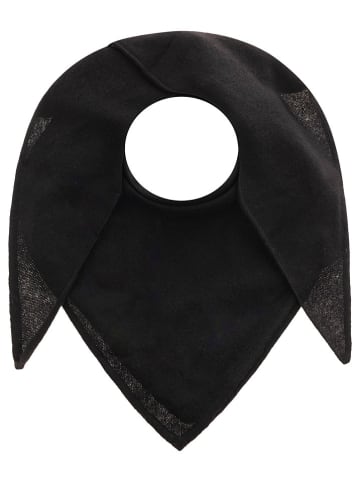 Zwillingsherz Kaschmir-Dreieckstuch in Schwarz - (L)174 x (B)70 cm