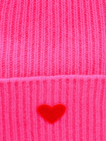 Zwillingsherz Kasjmieren beanie roze
