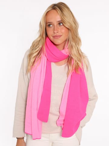 Zwillingsherz Kaschmir-Schal in Pink/ Rosa - (L)180 x (B)45 cm