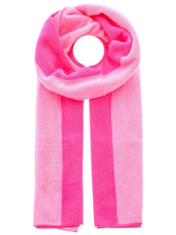 Zwillingsherz Kaschmir-Schal in Pink/ Rosa - (L)180 x (B)45 cm