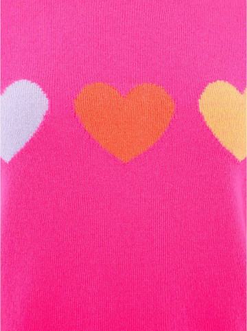 Zwillingsherz Kaschmir-Pullover in Pink