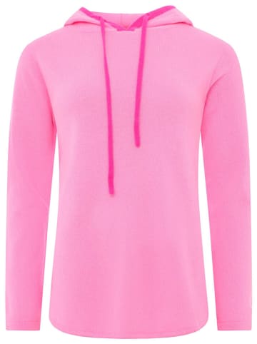 Zwillingsherz Kaschmir-Pullover in Rosa