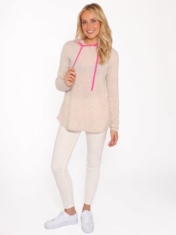 Zwillingsherz Kaschmir-Pullover in Beige