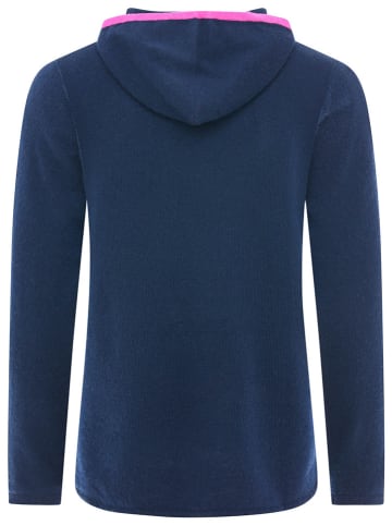 Zwillingsherz Kaschmir-Pullover in Dunkelblau