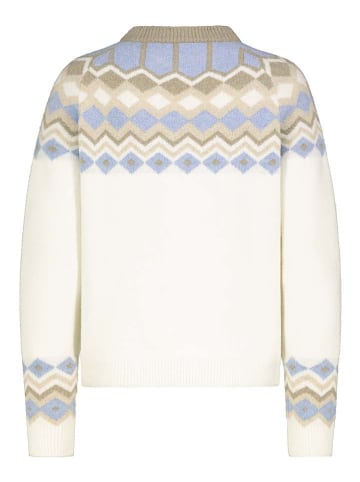 Eight2Nine Pullover in Weiß/ Hellblau
