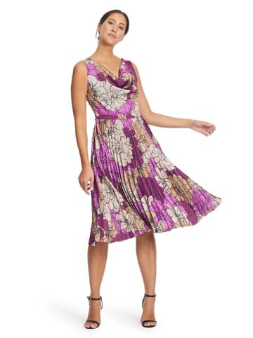 Vera Mont Kleid in Beige/ Lila