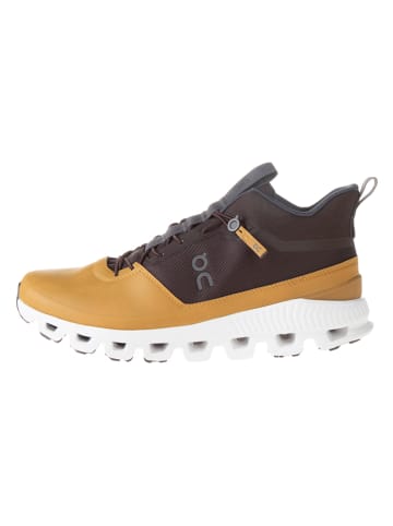 ON RUNNING Wanderschuhe "Cloud Hi 1" in Schwarz/ Gelb