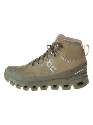 ON RUNNING Botki turystyczne "Cloudrock Waterproof 1" w kolorze khaki